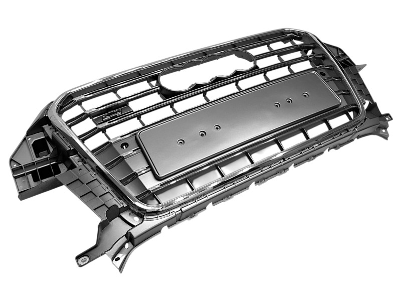 Решітка радіатора Silver Chrome ( в стилі SQ3 ) на Audi Q3 8U 2011-2014 року
