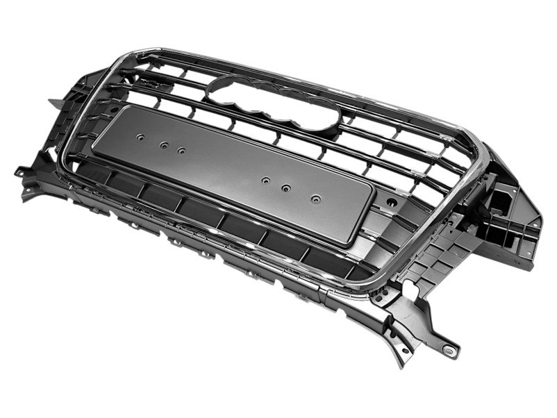 Решітка радіатора Silver Chrome ( в стилі SQ3 ) на Audi Q3 8U 2011-2014 року