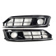 Решітки в бампер Chrome Black ( стиль W12 під дистронік ) на Audi A8 D4 2014-2017 року