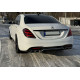 Задній бампер  ( стиль S63 AMG ) на Mercedes-Benz S-Class W222 2017-2020 року