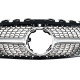 Решітка радіатора Silver ( з місцем під камеру ) Diamond на Mercedes-Benz A-Class W177 2018-2022 року