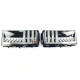 Решітка радіатора  + жабра на Land Rover Range Rover Vogue L322 2010-2013 року