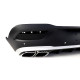 Дифузор ( заднього бампера ) Silver Black / Chrome Pipe ( стиль GLE63 AMG ) на Mercedes-Benz GLE-Class Coupe C167 2019-2023 року