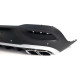 Дифузор ( заднього бампера ) Silver Black / Chrome Pipe ( стиль GLE63 AMG ) на Mercedes-Benz GLE-Class Coupe C167 2019-2023 року