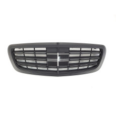 Решітка радіатора  Full Black Matte під камеру AMG S63 на Mercedes-Benz S-Class W222 2013-2017 року