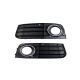 Решітки в бампер Chrome Black  на Audi A4 B8 2007-2011 року