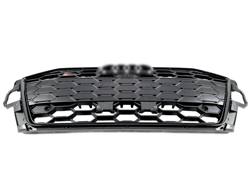 Решітка радіатора Full Black ( Gloss / Matte ) ( в стилі S4 ) на Audi A4 B9 2019-2023 року