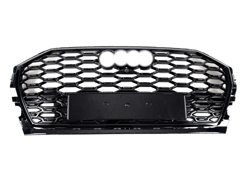 Решітка радіатора Full Black ( в стилі RSQ5 ) на Audi Q5 80A 2020-2024 року