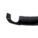 Дифузор ( заднього бампера ) Black / Chrome Pipe ( в стилі RS3 ) Sedan на Audi A3 8V 2012-2016 року