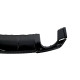Дифузор ( заднього бампера ) Black / Chrome Pipe ( в стилі RS3 ) Sedan на Audi A3 8V 2012-2016 року