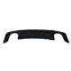 Дифузор ( заднього бампера ) Black / Chrome Pipe ( в стилі RS3 ) Sedan на Audi A3 8V 2012-2016 року