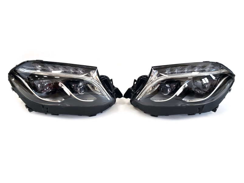 Передні фари  LED ( оригінал комплектні ) на Mercedes-Benz GLS-Class X166 2015-2019 року