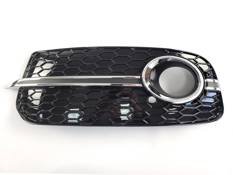 Решітки в бампер Chrome Black ( стиль SQ5 під туманки ) на Audi Q5 8R 2012-2016 року