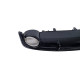Дифузор ( заднього бампера ) Full Black / Chrome Pipe ( стиль RS7 ) на Audi A7 4G 2014-2017 року
