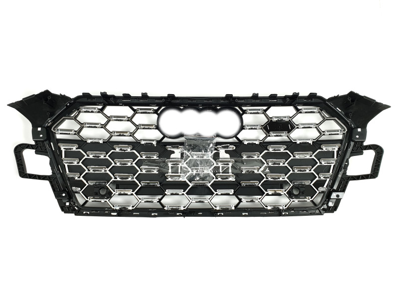 Решітка радіатора Chrome Black ( Gloss ) ( в стилі S5 ) на Audi A5 B9 2020-2025 року