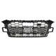 Решітка радіатора Chrome Black ( Gloss ) ( в стилі S5 ) на Audi A5 B9 2020-2025 року