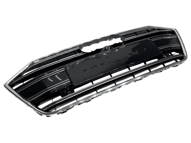 Решітка радіатора Chrome Black ( в стилі S7 під камеру без радарів ) на Audi A7 4K 2017-2023 року