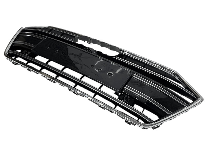 Решітка радіатора Chrome Black ( в стилі S7 під камеру без радарів ) на Audi A7 4K 2017-2023 року