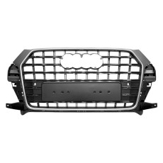 Решітка радіатора Silver Chrome ( в стилі SQ3 ) на Audi Q3 8U 2014-2018 року