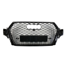 Решітка радіатора Full Black ( в стилі RSQ7 ) на Audi Q7 4M 2015-2020 року