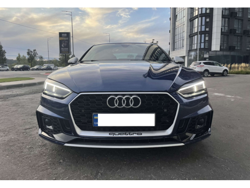 Передній бампер  ( стиль RS5 ) V1 на Audi A5 B9 2016-2020 року