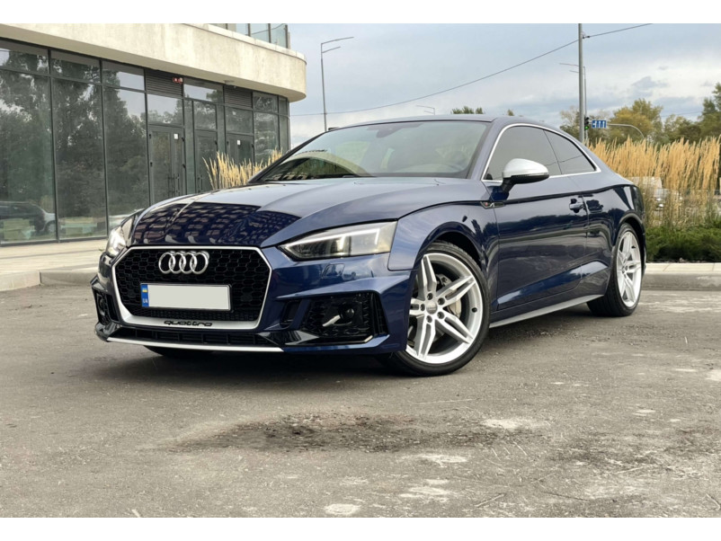 Передній бампер  ( стиль RS5 ) V1 на Audi A5 B9 2016-2020 року