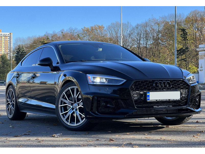 Передній бампер  ( стиль RS5 ) V1 на Audi A5 B9 2016-2020 року