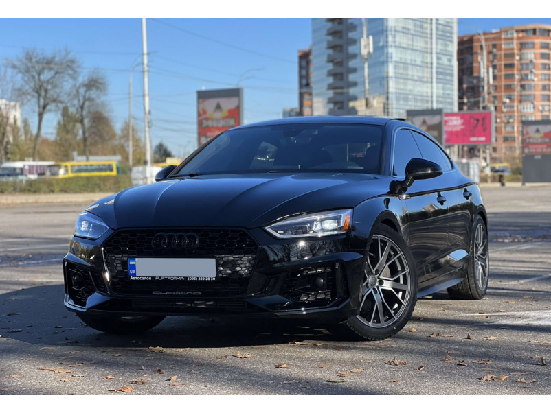 Передній бампер  ( стиль RS5 ) V1 на Audi A5 B9 2016-2020 року