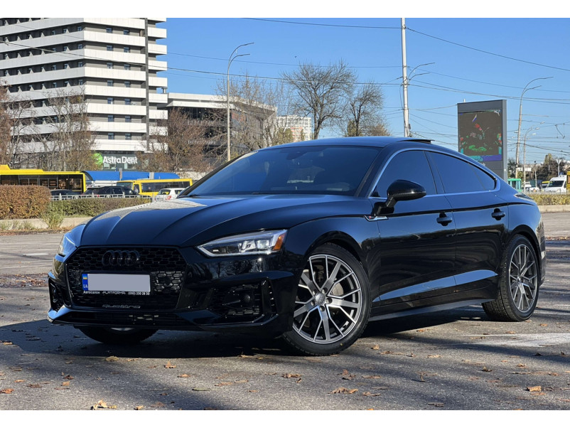 Передній бампер  ( стиль RS5 ) V1 на Audi A5 B9 2016-2020 року
