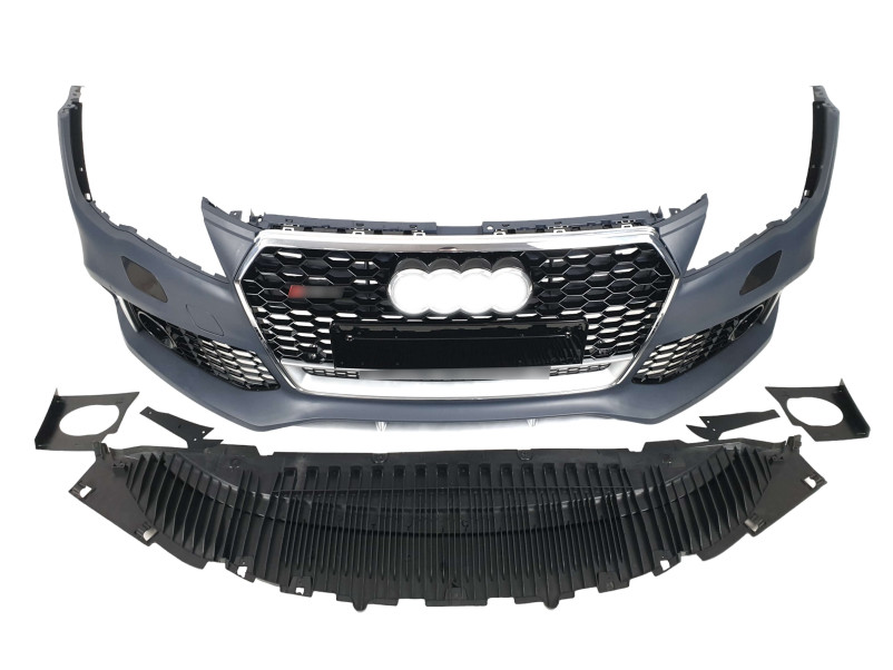 Передній бампер  ( в стилі RS7 ) Quattro V1 на Audi A7 4G 2010-2014 року