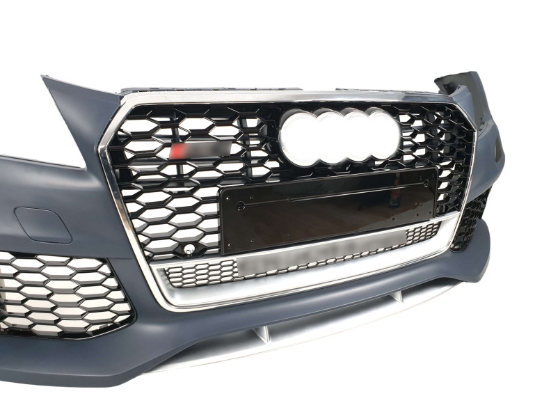 Передній бампер  ( в стилі RS7 ) Quattro V1 на Audi A7 4G 2010-2014 року