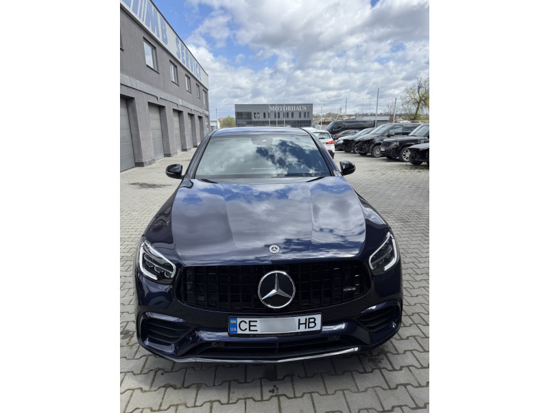 Передній бампер  ( стиль GLC63 AMG ) на Mercedes-Benz GLC-Class X253 2019-2022 року