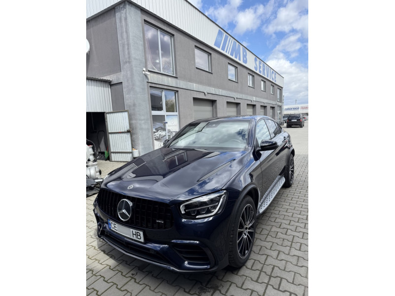 Передній бампер  ( стиль GLC63 AMG ) на Mercedes-Benz GLC-Class X253 2019-2022 року
