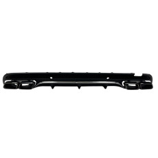 Дифузор ( заднього бампера ) Chrome Black / Chrome Pipe ( стиль AMG C63 ) Sedan на Mercedes-Benz C-Class W205 2014-2018 року