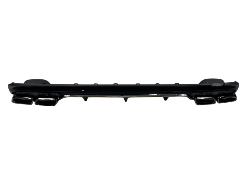 Дифузор ( заднього бампера ) Chrome Black / Chrome Pipe ( стиль AMG C63 ) Sedan на Mercedes-Benz C-Class W205 2014-2018 року