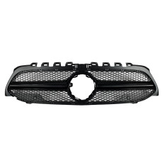 Решітка радіатора Full Black ( без місця під камеру ) AMG на Mercedes-Benz A-Class W177 2018-2022 року