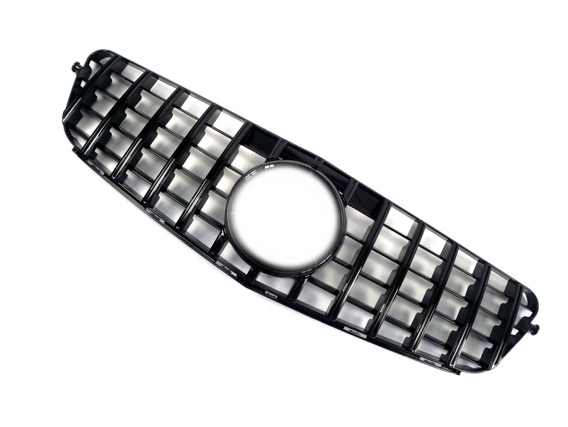 Решітка радіатора Full Black GT на Mercedes-Benz C-Class W204 2007-2014 року