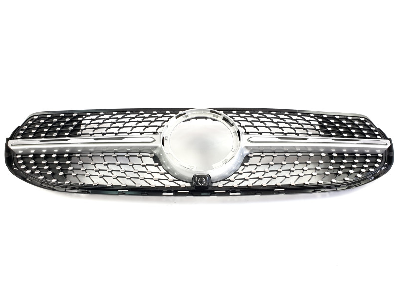 Решітка радіатора  Diamond Silver ( Normal ) на Mercedes-Benz GLC-Class X253 2019-2022 року