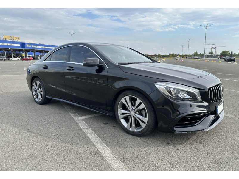 Передній бампер  ( стиль CLA45 AMG ) на Mercedes-Benz CLA-Class C117 2013-2017 року