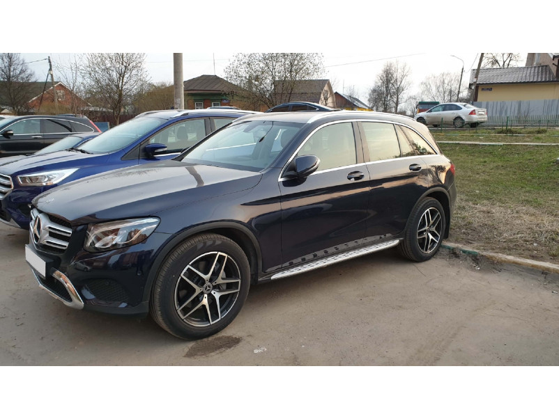 Підніжки   на Mercedes-Benz GLC-Class X253 2015-2019 року