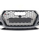Передній бампер  ( в стилі RS4 під радари V2 ) на Audi A4 B9 2015-2019 року