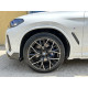 Губа ( переднього бампера ) Чорний глянець  на BMW X3 G01 2022-2024 року