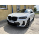 Губа ( переднього бампера ) Чорний глянець  на BMW X3 G01 2022-2024 року