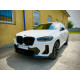 Губа ( переднього бампера ) Чорний глянець  на BMW X3 G01 2022-2024 року