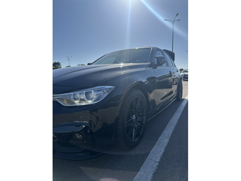 Леза на пороги Чорний глянець  на BMW M3 F80 2014-2020 року