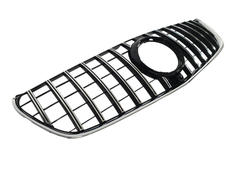 Решітка радіатора Chrome Black ( з місцем під камеру ) GT на Mercedes-Benz V-Class W447 2014-2019 року