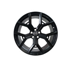 R22 Satin Black Диски ( одноширокі 9.5J ET45 ) на Land Rover Range Rover Sport L320 2005-2010 року