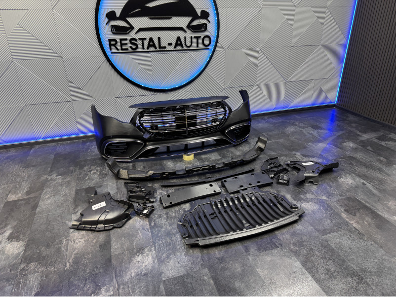 Передній бампер  ( стиль Mercedes W223 AMG-Line ) на Mercedes-Benz E-Class W214 2023-2026 року