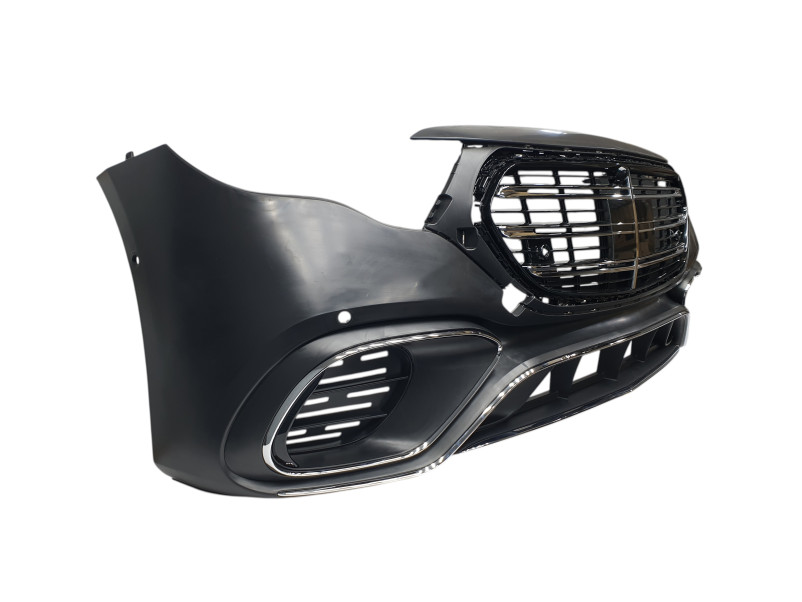 Передній бампер  ( стиль Mercedes W223 AMG-Line ) на Mercedes-Benz E-Class W214 2023-2026 року