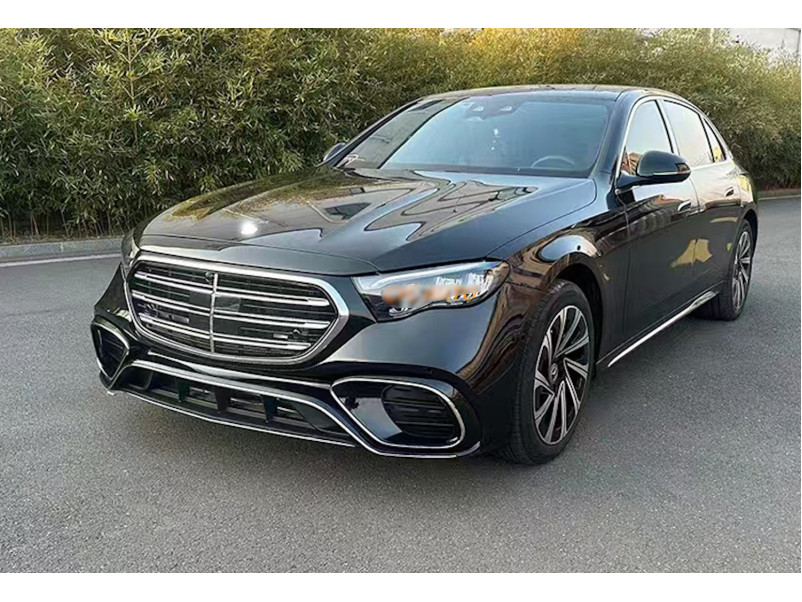 Передній бампер  ( стиль Mercedes W223 AMG-Line ) на Mercedes-Benz E-Class W214 2023-2026 року